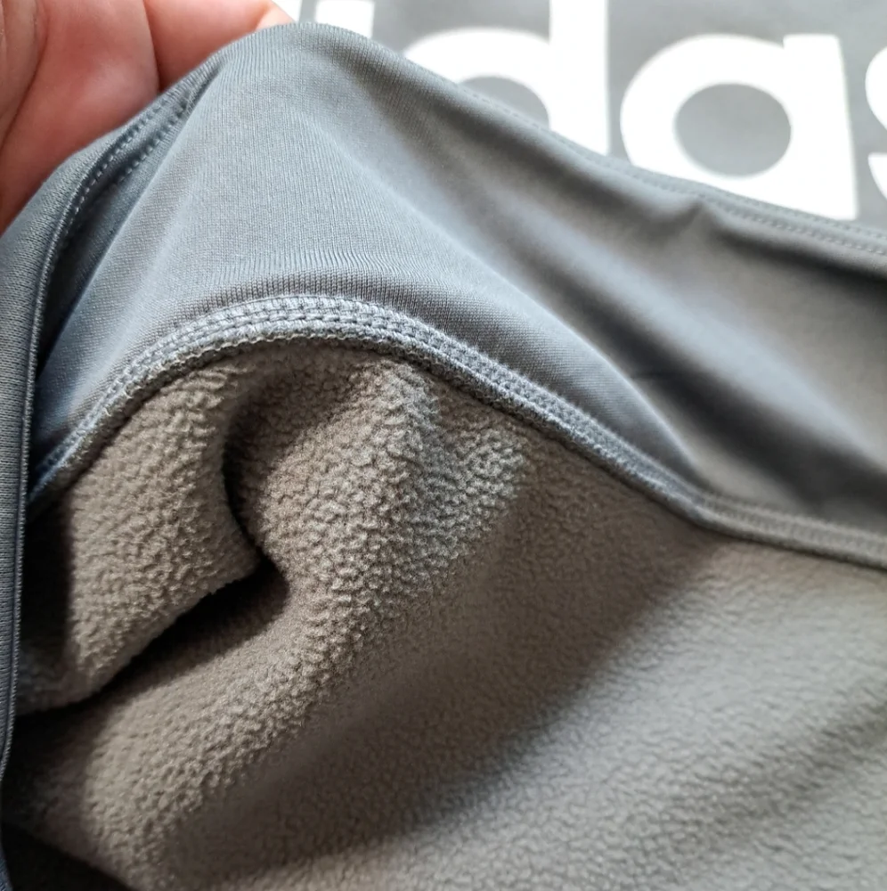 Adidas Men's Size Small Logo Pullover Gray Crewneck Long Sleeve Sweatshirt